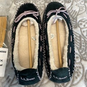 LL Bean moccasin slippers
